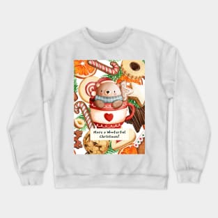 Bear Cookies Christmas Crewneck Sweatshirt